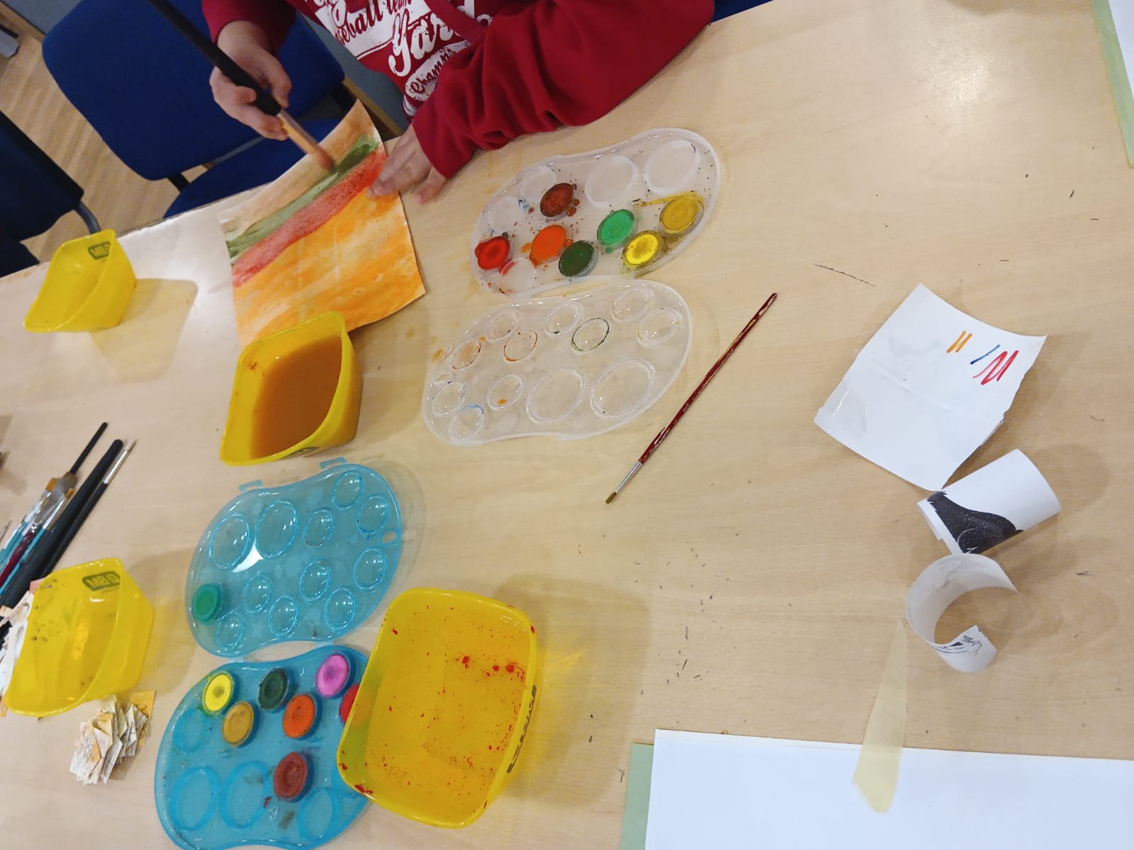 Taller de arteterapia para la creación de las ilustraciones del cuento